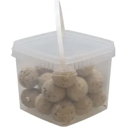 Boules de graisse dans un seau 20 pièces