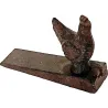 Bloque porte en fonte Coq et poule 11 x 3 x 8 cm (Lot de 2)