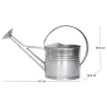 Arrosoir en zinc avec pomme d'arrosage amovible 8 litres