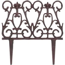 Bordure de jardin en fonte victorienne