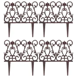 Bordure de jardin en fonte victorienne