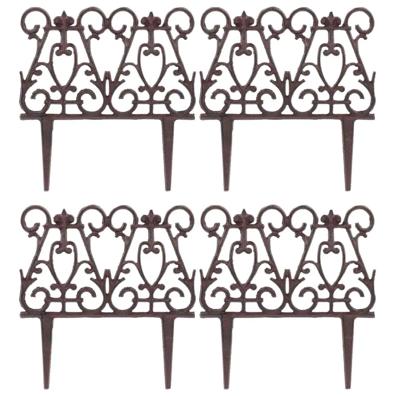 Bordure de jardin en fonte victorienne