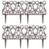 Bordure de jardin en fonte victorienne
