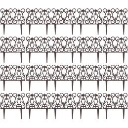 Bordure de jardin en fonte victorienne