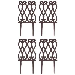 Bordure de jardin en fonte Lys français