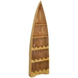 Étagère en acajou Barque
