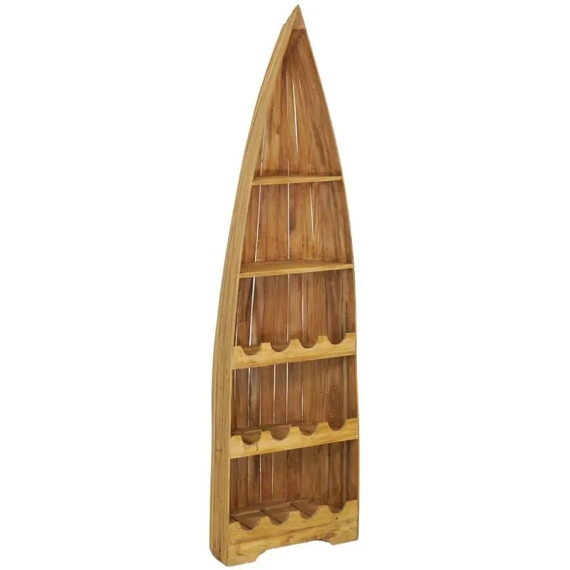 Étagère en acajou Barque