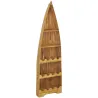 Étagère en acajou Barque