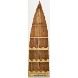 Étagère en acajou Barque