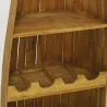 Étagère en acajou Barque