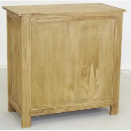 Bahut en acajou naturel antique