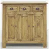 Bahut en acajou naturel antique