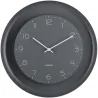 Horloge murale en métal Dual Disc