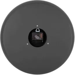 Horloge murale en métal Dual Disc