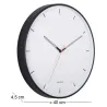 Horloge murale en métal Calm