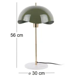Lampe à poser en métal Waved dome