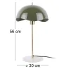 Lampe à poser en métal Waved dome