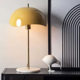 Lampe à poser en métal Waved dome