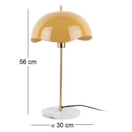 Lampe à poser en métal Waved dome