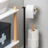 Support à papier toilette en métal et bambou Accent