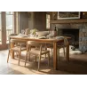 Fauteuil en teck et cannage synthétique BAIA (Lot de 2)