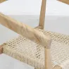 Fauteuil en teck et cannage synthétique BAIA (Lot de 2)