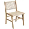 Chaise en teck naturel BAIA (Lot de 2)