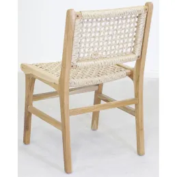 Chaise en teck naturel BAIA (Lot de 2)