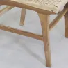 Chaise en teck naturel BAIA (Lot de 2)
