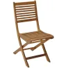 Chaises en eucalyptus Saturne