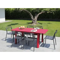 Chaise en aluminium Eos