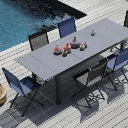 Chaise jardin pliante en aluminium Thema