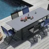 Chaise jardin pliante en aluminium Thema