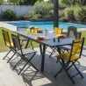 Chaise jardin pliante en aluminium Thema