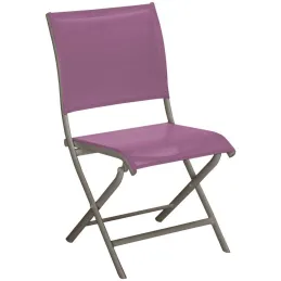 Chaise jardin pliante en aluminium Elegance