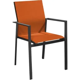 Fauteuil de jardin empilable Delia