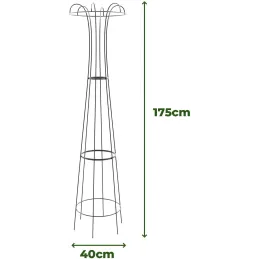 Treilli en acier 40 x 175 cm Obelisk
