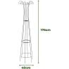 Treilli en acier 40 x 175 cm Obelisk