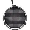 Brasero en métal avec grille de cuisson intégrée