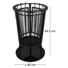 Braséro en métal ajouré Panier