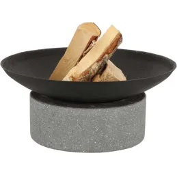 Brasero en fonte et granit Anneau