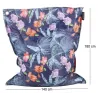 Maxi coussin imprimé intérieur extérieur 140 x 180 cm