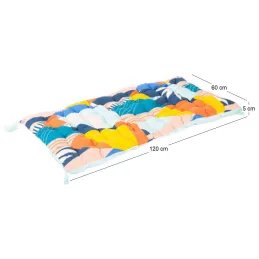 Futon en coton 120 x 60 x 5 cm