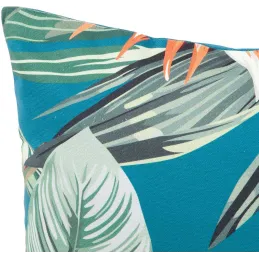 Coussin en coton imprimé 45 x 45 cm