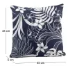 Coussin en coton imprimé 45 x 45 cm