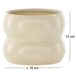 Cache pot Dapne 16x16x13 cm