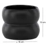 Cache pot Dapne 16x16x13 cm