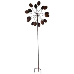 Moulin à planter en fer rouillé 66 x 24 x 200 cm