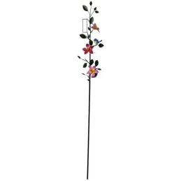 Tuteur pluviomètre fleuri 7 x 19 x 168 cm