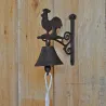 Cloche carillon fonte Coq 19 x 10 x 17 cm